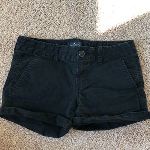 Black American Eagle Shorts